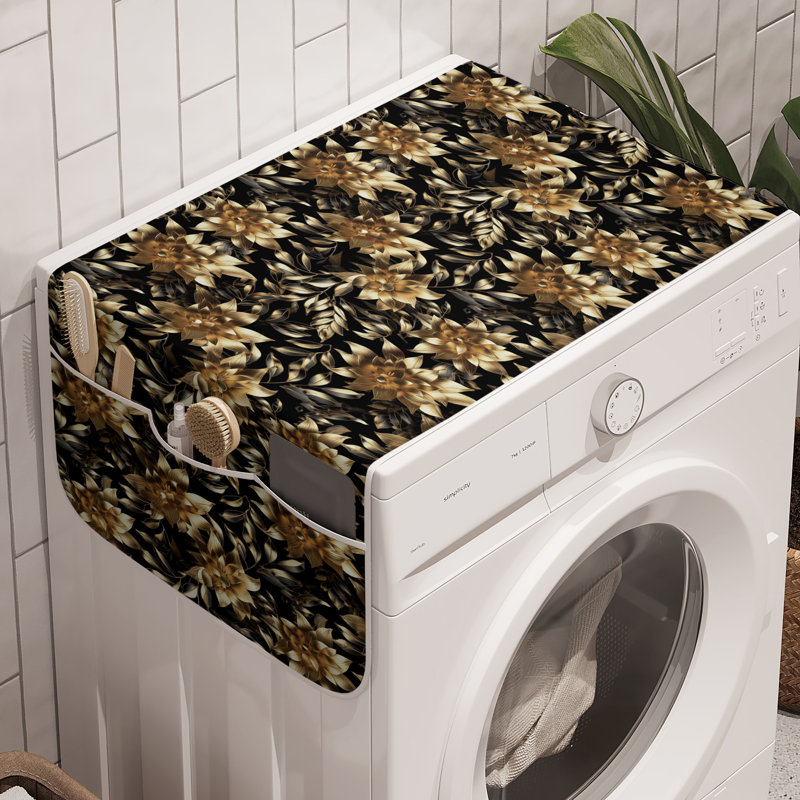 Paquet de 2 paniers ambrés jaune pâle 47 po x 18,5 po East Urban Home Dahlia
