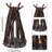 Rustic Campfire Style Ambient Table Lamp With White Noise Sound