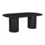 Oval Solid Wood Dining Table-503183286
