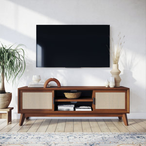 Jasper TV Stand Fully Assembled, Media Console for up to 65" TVs