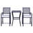 3Pc Bar Set Wicker S Patio With Soft Cushion, Rattan Outdoor Furniture Set For Backyards Lawn Deck Poolside-249184439