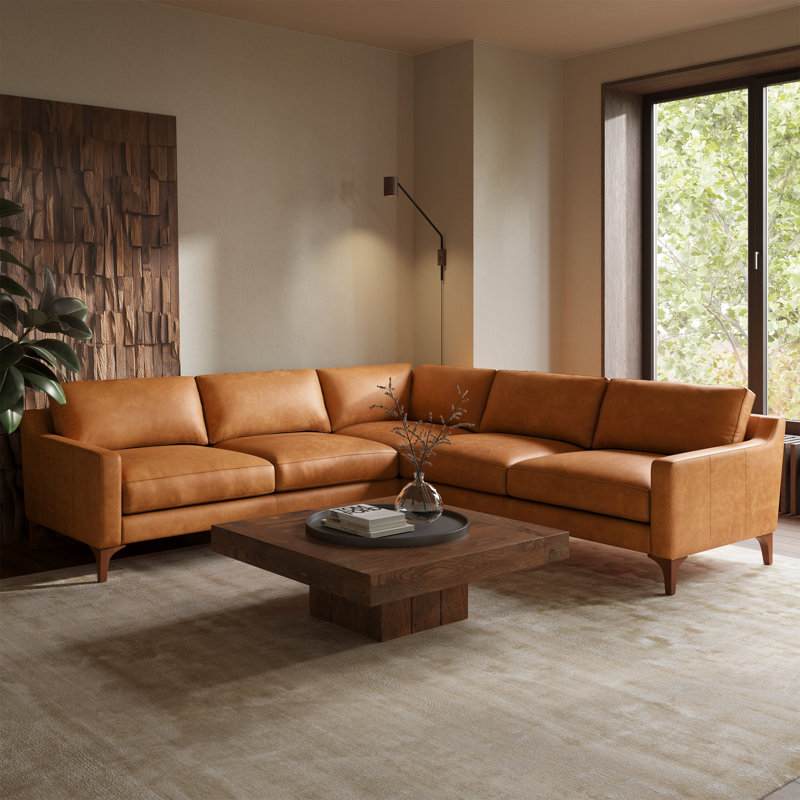 Canapé modulaire Sorrento, Cognac Tan