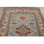 Light Blue Geometric Kazak Oriental Rug 5x7