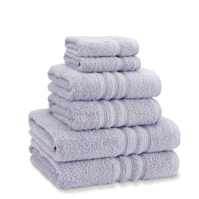 Zero Twist 100% Cotton 6-Piece Towel Bale