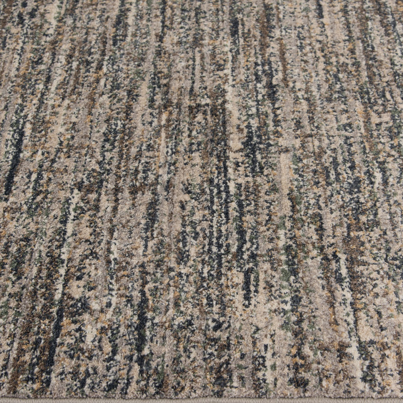 Hannaford Area Rug, Rectangle 5' x 7'6", Blue/Gray