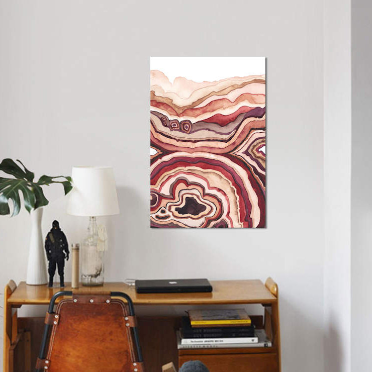 « quartz lore iii », reproduction sur toile, H 26 po x l 18 po x P 1,5 po, Toile tendue, Pas de tapis