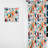 Minimalist Feather Paisley Pattern - Floral Curtain - Velvet Room Darkening - 1 panel-107595420