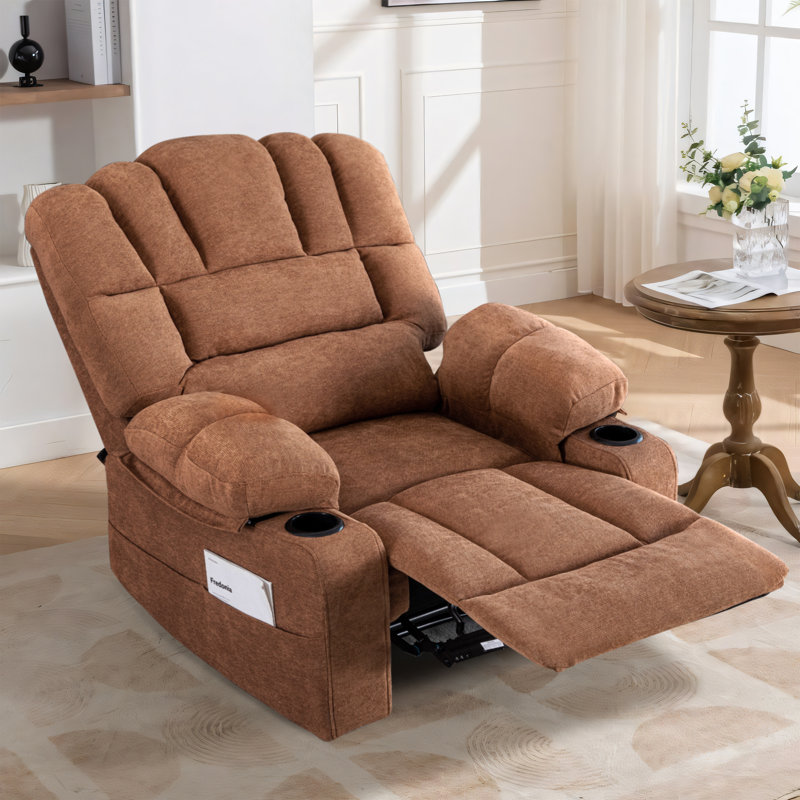 Fauteuil inclinable Zoei, Brun