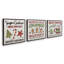«Santa's Favorite Sugar Cookies», ensemble de 3 impressions sur toile-1248542925-1248542931-1248542917