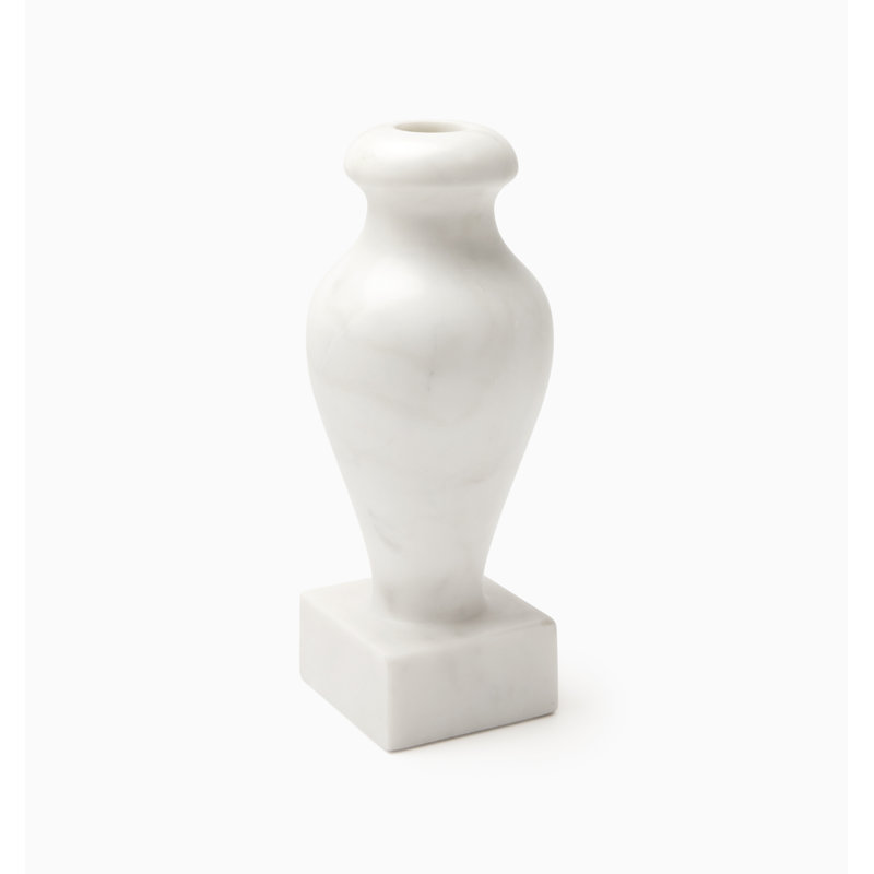 Vara Marble Table Vase, White