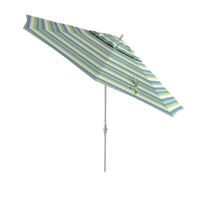 Parasol de patio blanc mat 11 pi.