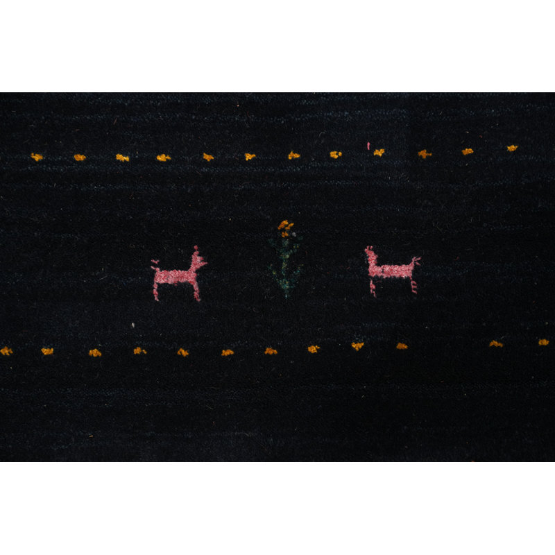 Striped Gabbeh Oriental Area Rug 8x10