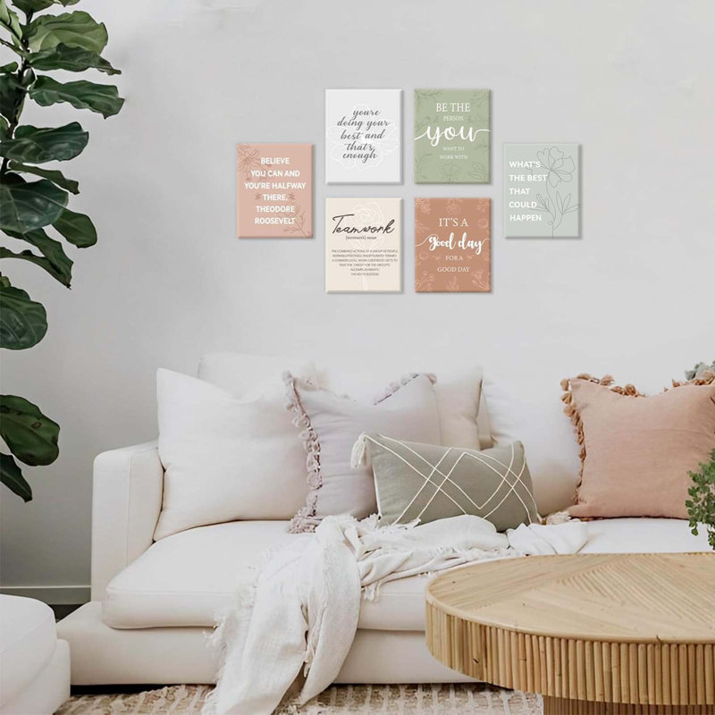 6 Piece Wrapped Canvas Print