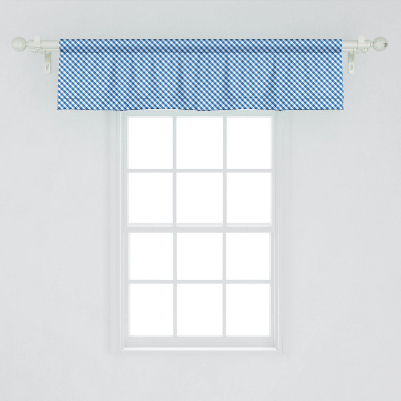 Ensemble de 2 cantonnières Ambesonne Tartan, L 54 po x L 12 po