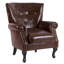 Fauteuil à oreilles en simili cuir Diavion-1420741644