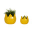 Sagebrook Home 2-Pieces Petal Planters, White-1839343014-1830942934
