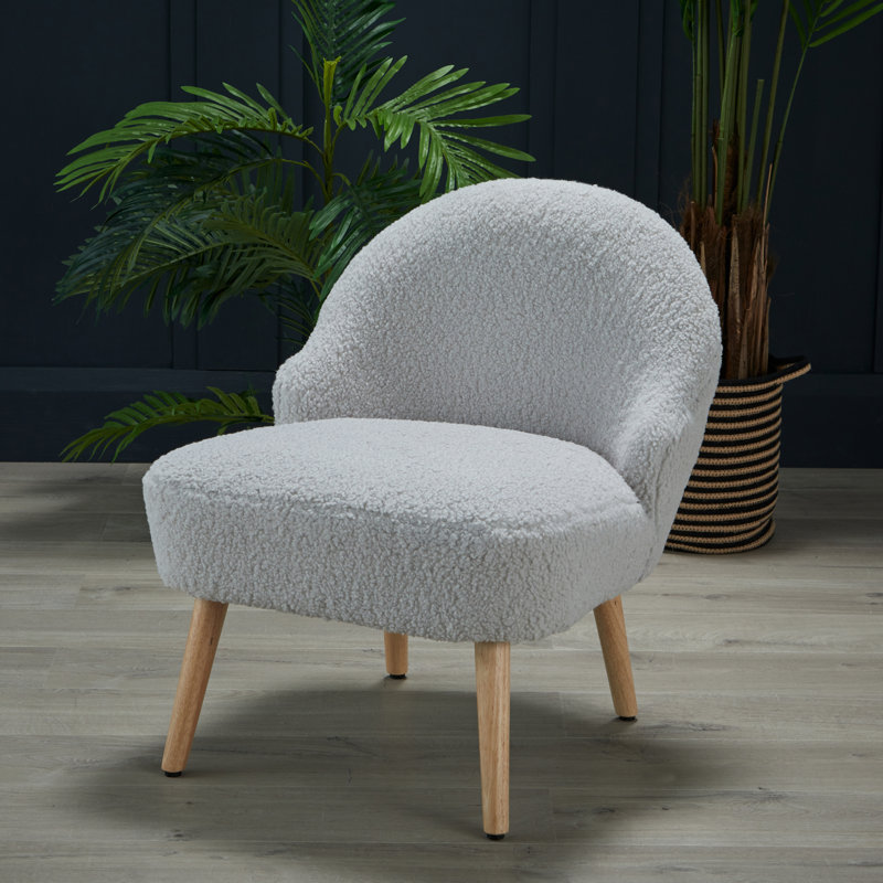 Upholstered Accent Chair, Grey