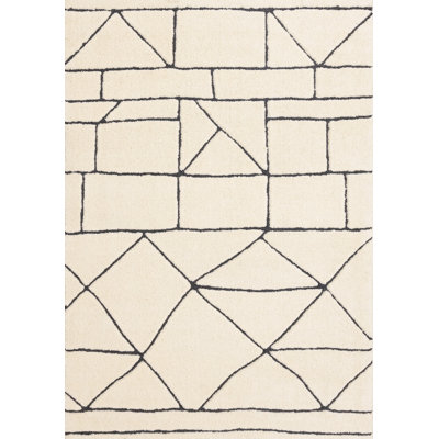 Tapis gris anthracite Latasia