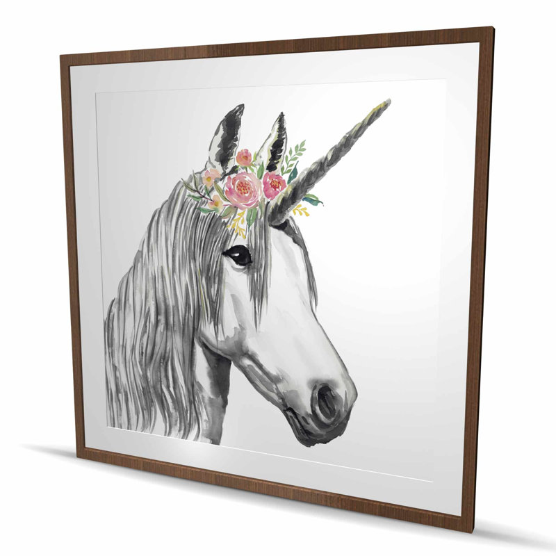 Imprimé mat avec licorne | Mignon animal domestique