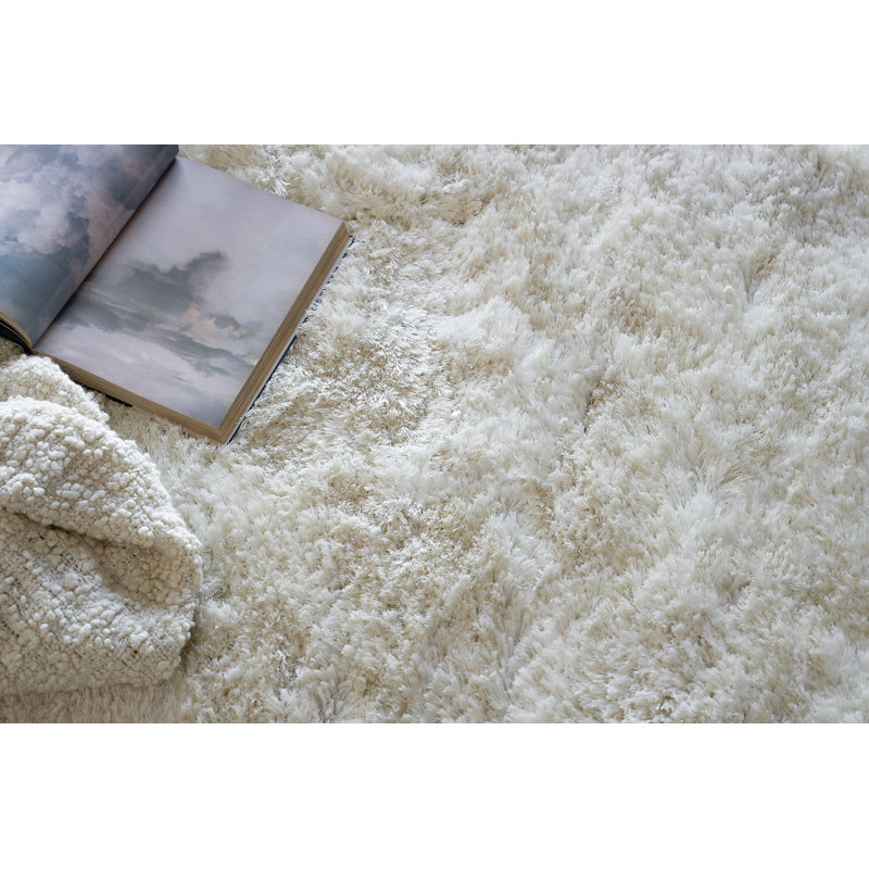 Sumo Area Rug in White, Rectangle 9' x 12'