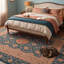 Tapis Rosalind traditionnel à motif floral intégral, bleu sarcelle, or et crème, lavable en machine, antidérapant, à poils courts, pour l'intérieur et l'extérieur, adapté aux animaux domestiques, idéal pour le salon, la chambre, la salle à manger, l'entrée, le couloir ou le bureau.-1927990382
