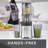 AMZCHEF Cold Press Juicer with 5.2" Wide Feed Chute, Slow Masticating Juice Extractor for Whole Fruits & Vegetables, Stainless Steel Design, Easy-Clean, High Juice Yield