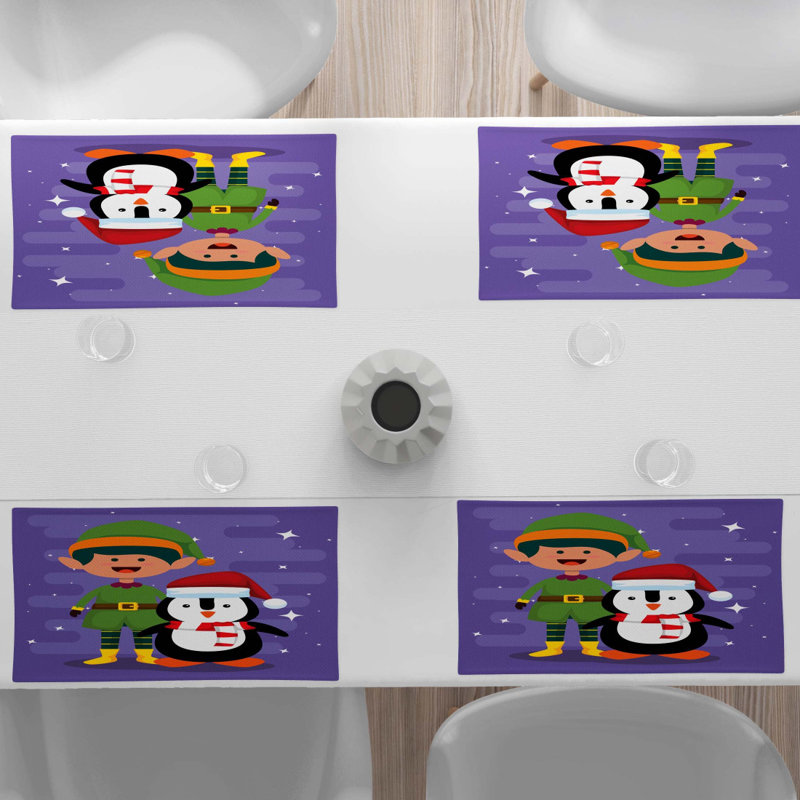 Polyester Abstract Rectangle Placemat