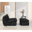 Fauteuil pivotant à compression complète avec velours côtelé, pivotant à 360 degrés, conception ergonomique, largeur de 41,75 po, compression de 73 lb, mousse à mémoire de forme haute densité, rotation de maintien au chaud, large,