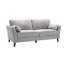 Ensemble de canapé 3 pièces Otto, causeuse, chaise avec 6 coussins, tissage gris foncé Otto-112748818