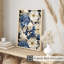Floral pivoines bleues VI, reproduction d'art classique sans cadre-346277589