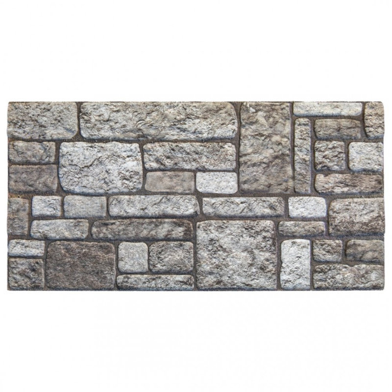 19.7" x 39.4" 3D Wall Panel (10 pack), Gray