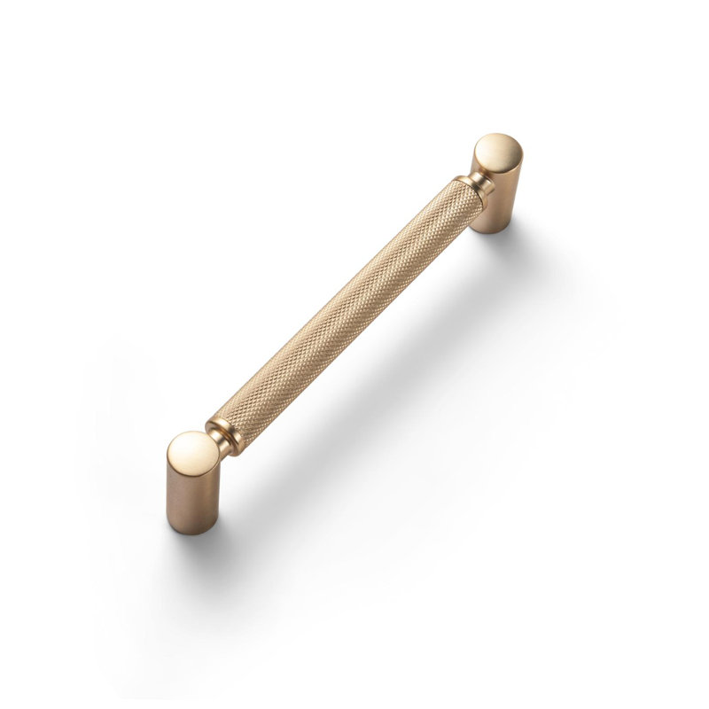 Poignée texturée 3 po pour meubles, 5", Bronze champagne