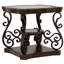 Table de bout Bianca Merlot