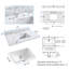 37'' Stone Single Bathroom Vanity Top with Sink