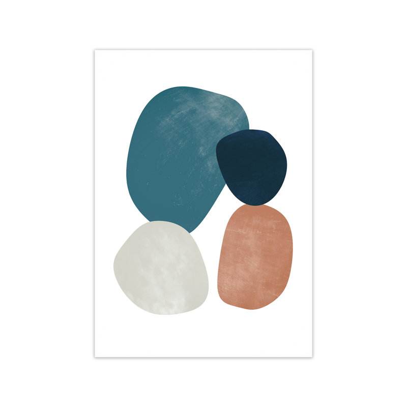 Abstract Earth Shapes Original - Print, No Frame, 42cm H x 30cm W x 1cm D