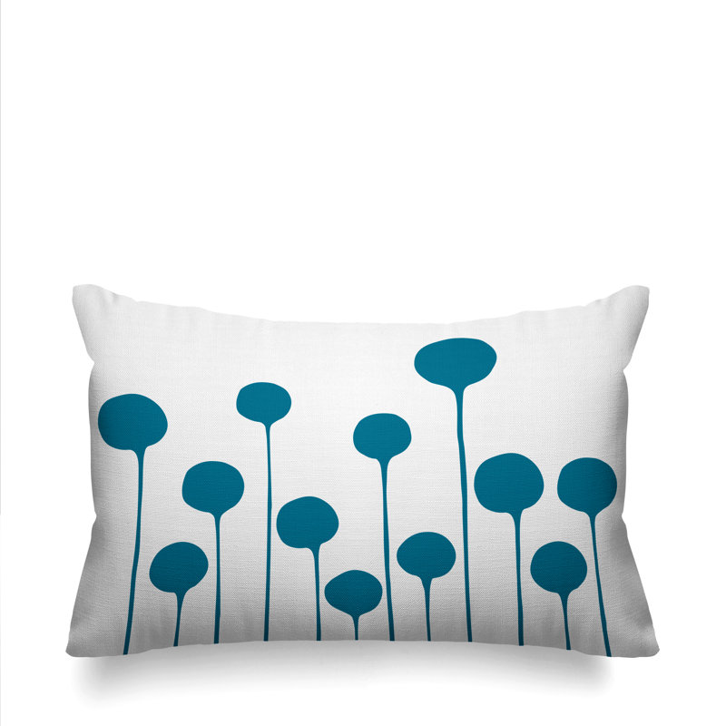 Coussin décoratif intérieur / extérieur Whitfield, Turquoise