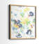 Motif de fleurs murales I - impression encadrée de qualité supérieure - prête à être accrochée - aucun clou requis - aucun clou requis-1366038005-1366038004