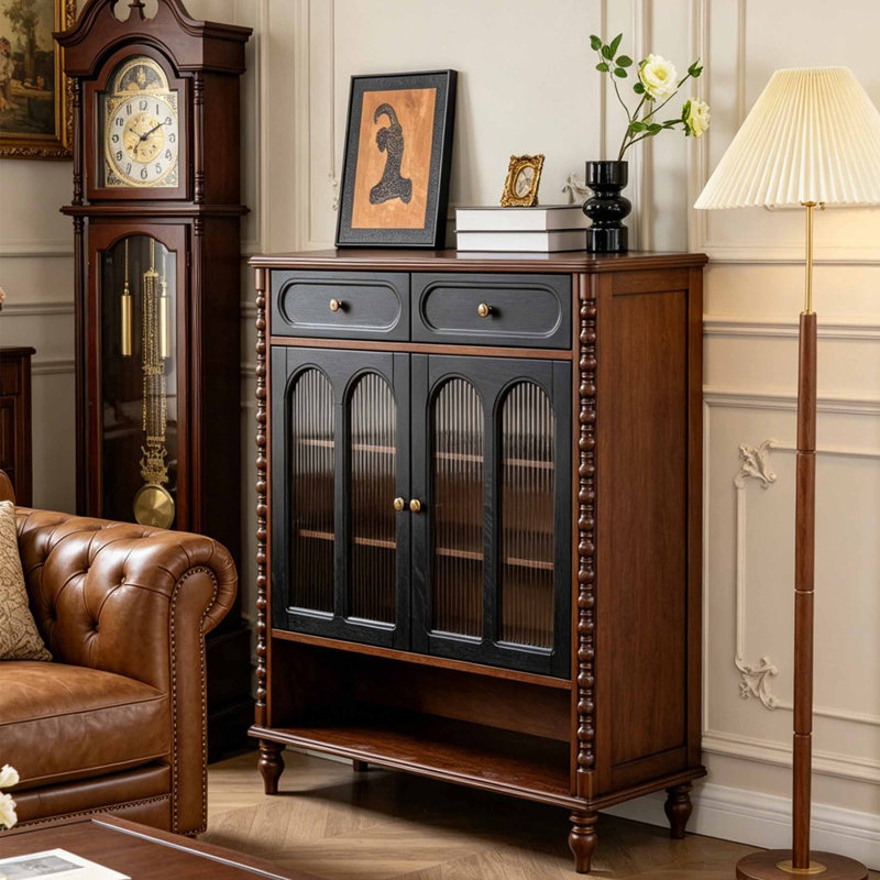French style retro home shoe cabinet