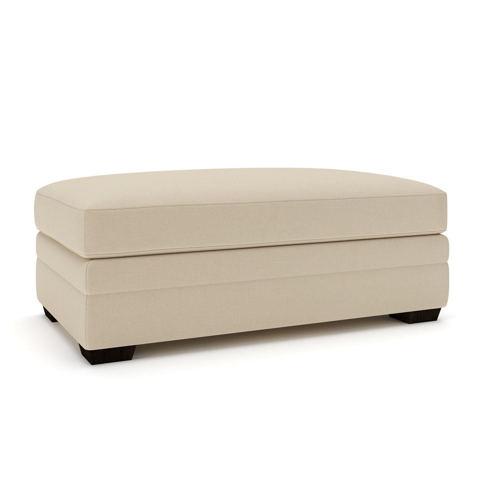 Edan 44" Ottoman, Bayou Stone Canvas