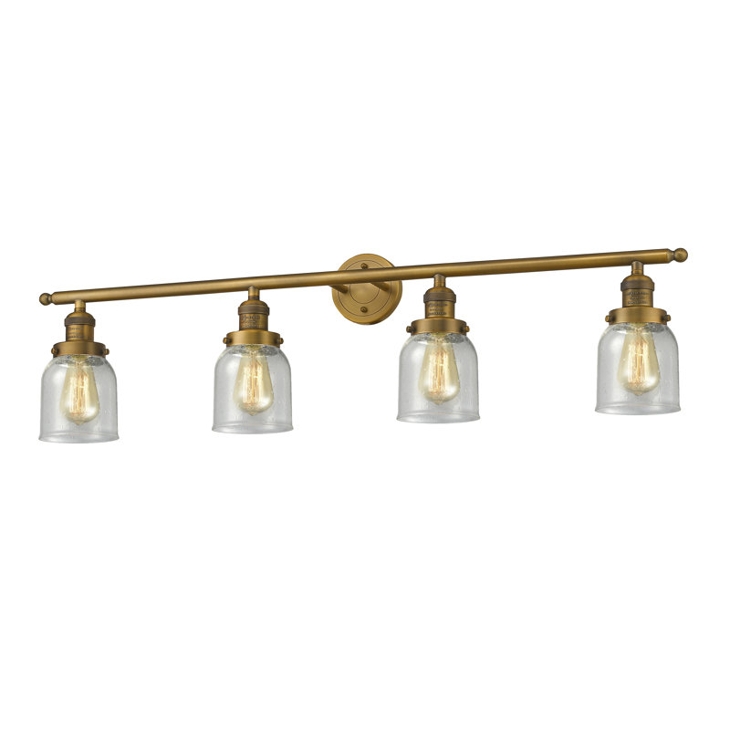 Reyhani 4 - Light Dimmable Vanity Light, Brushed Brass, Seedy