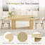 Extendable Oval Dining Table With Fluted Base-130671943