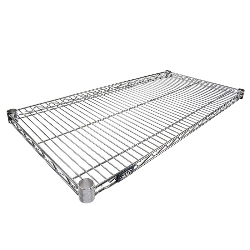 Étagère en métal standard Steyning, Poly-Z-Brite, H 1,75 po x l 48 po x P 21 po