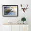 Mystical Polar Bear in Abstract - Picture Frame Painting Print-55727422-55727416