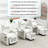 Luxury Spa Chair With Foot Bathtub, Reclining Massage Chair With Cupholder, Hidden Trash Bin And Charging Port - Without Drainage Pump-1799982852