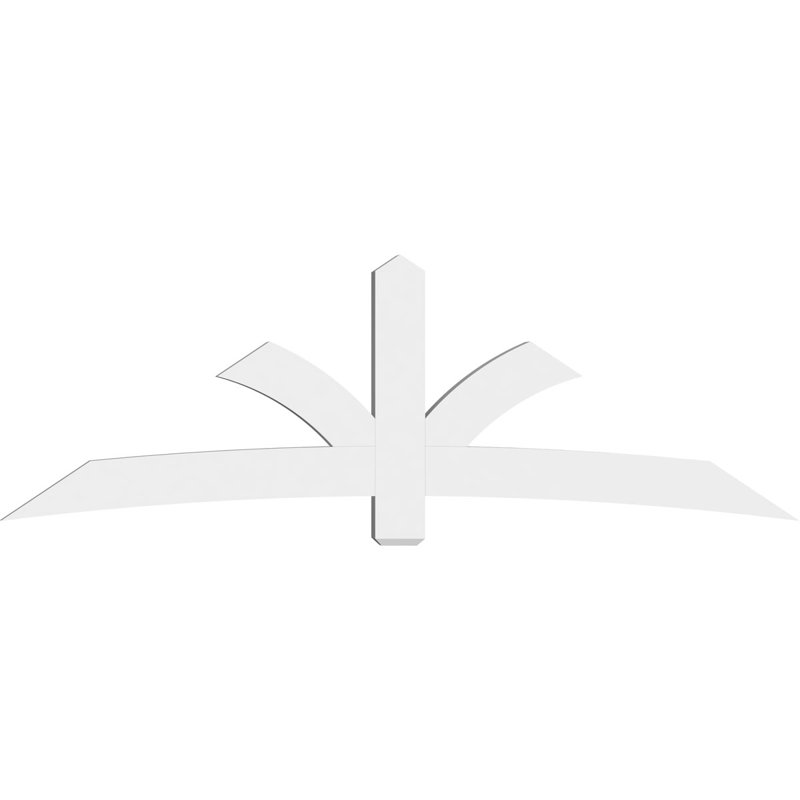 Support pour pignon Davenport, H 32 po x l 96 po (pas: 8/12), P 4 po x F 6 po, PVC