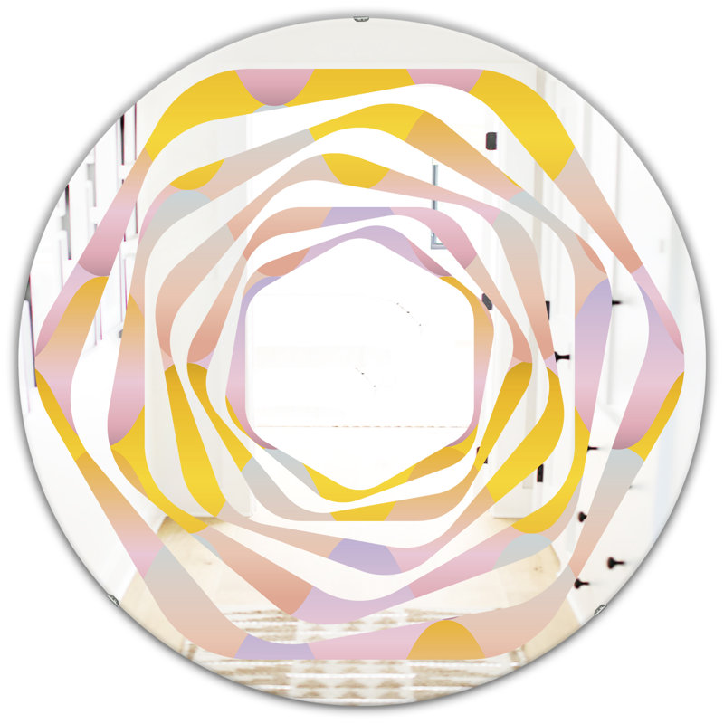 Miroir mural Whirl, 31,5 po x 31,5 po