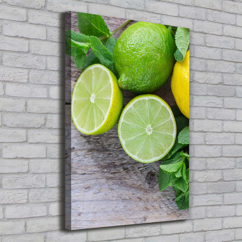 Limes And Lemon - Wrapped Canvas Print