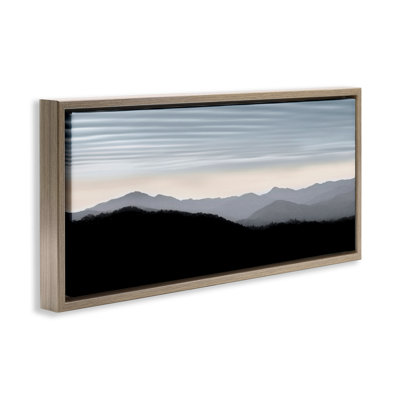 «Mountains with Rippled Sky», art mural encadré par Nicholas Bell