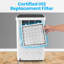 SereneLife Table Top Dehumidifier for Rooms up to 0 Cubic Feet