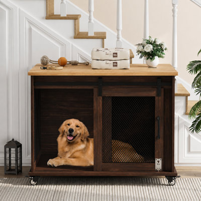 Caisse pour chien, cage pour chien de 37 po, cage pour chien de ferme